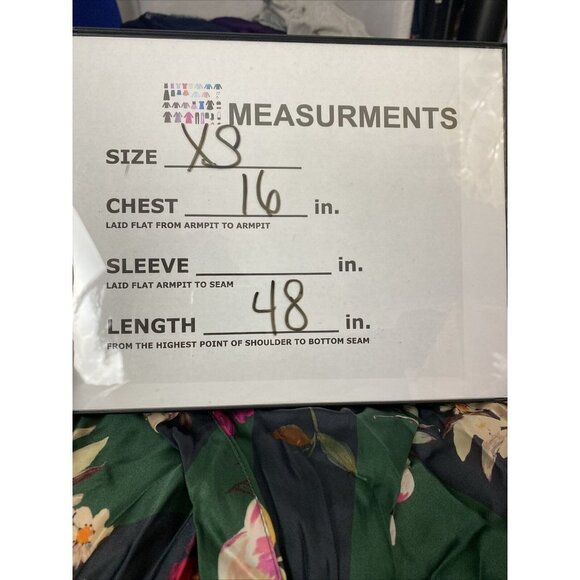 Love Sam Womens Sheath Dress Multicolor Floral V Neck Empire Waist XS New‎ - Picture 11 of 11